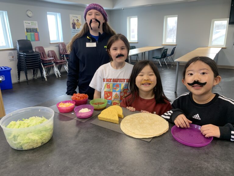 Angela Kim, Alexis Fiddler, Spophia Kim and Grace Drover