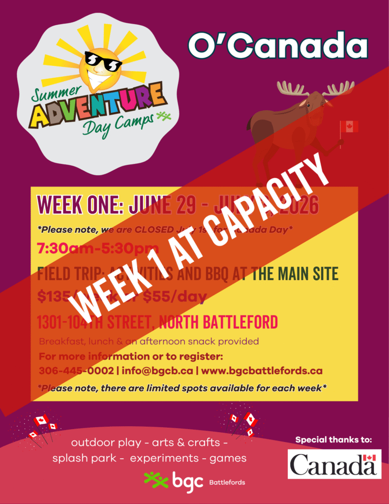 Week 1- O'Canada AT CAPACITY